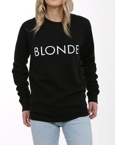 Brunette the Label - BLONDE Crew sweatshirt