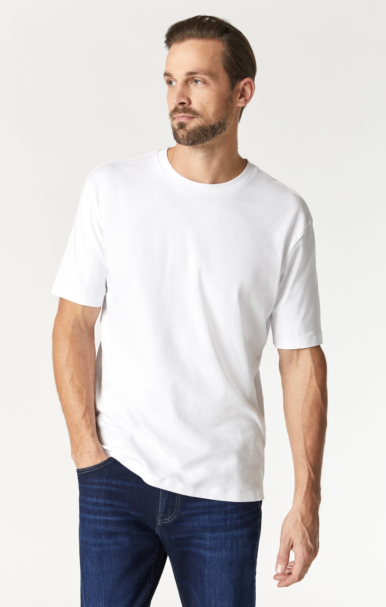 Mavi -Basic crew neck t-shirt Regular fit