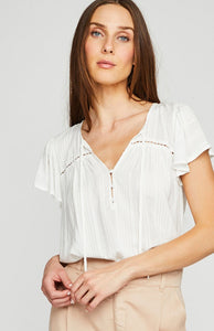 Gentle Fawn - Grace Top ~ White