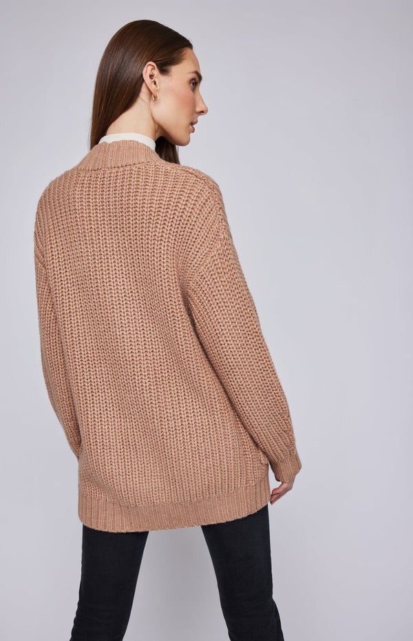 Gentle Fawn - Lauren Cable Knit Cardigan ~ Camel