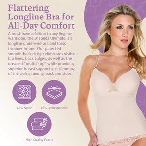 Shapeez The Ultimate Back-Smoothing Underwire Bra