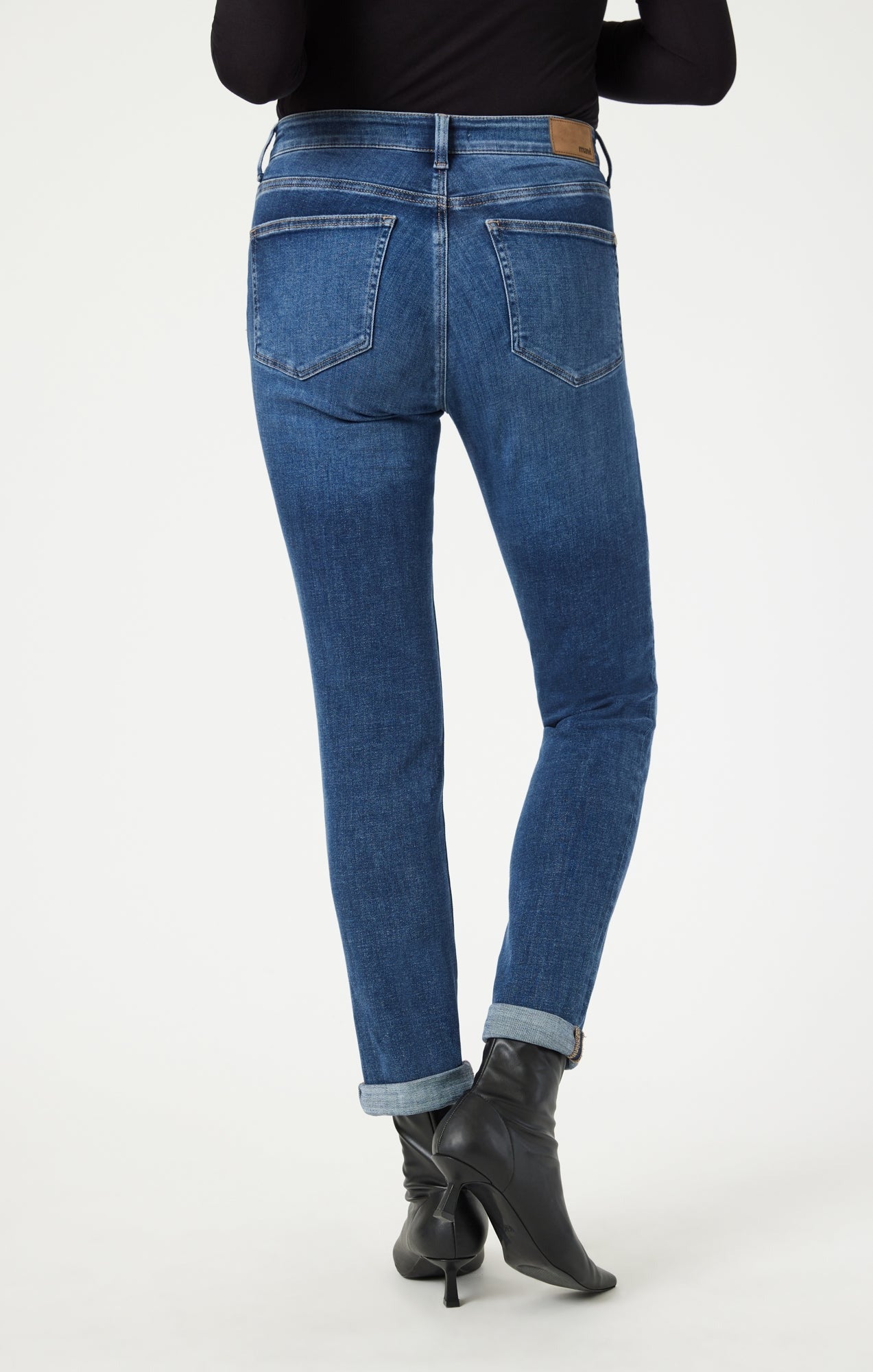 Mavi - Kathleen slim boyfriend jeans high rise ~ shaded feather blue