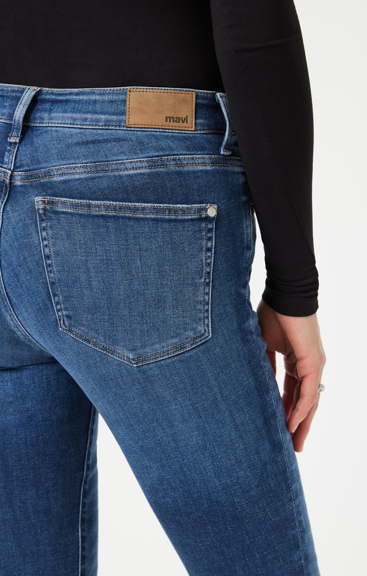 Mavi - Kathleen slim boyfriend jeans high rise ~ shaded feather blue