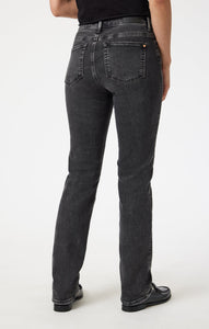 Mavi - Kendra straight leg jeans high rise ~ smoke brushed flex blue