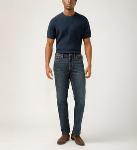 Silver - Grayson Classic Fit Straight Leg Luxe Heritage Jeans