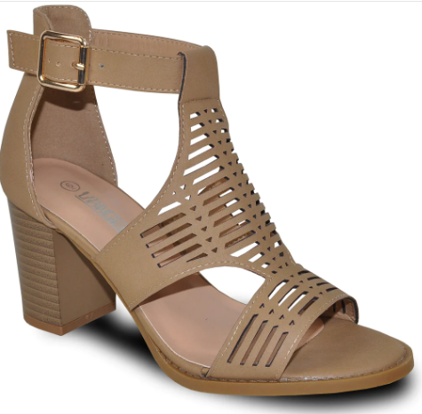 VANGELO - Women Sandal MYTH-50 Heel Sandal ~ Tan