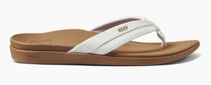 Reef Ortho Coast Women's Flip Flop ~ White