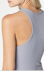 Mavi - Racer Back Tank Top I Natural Lilac