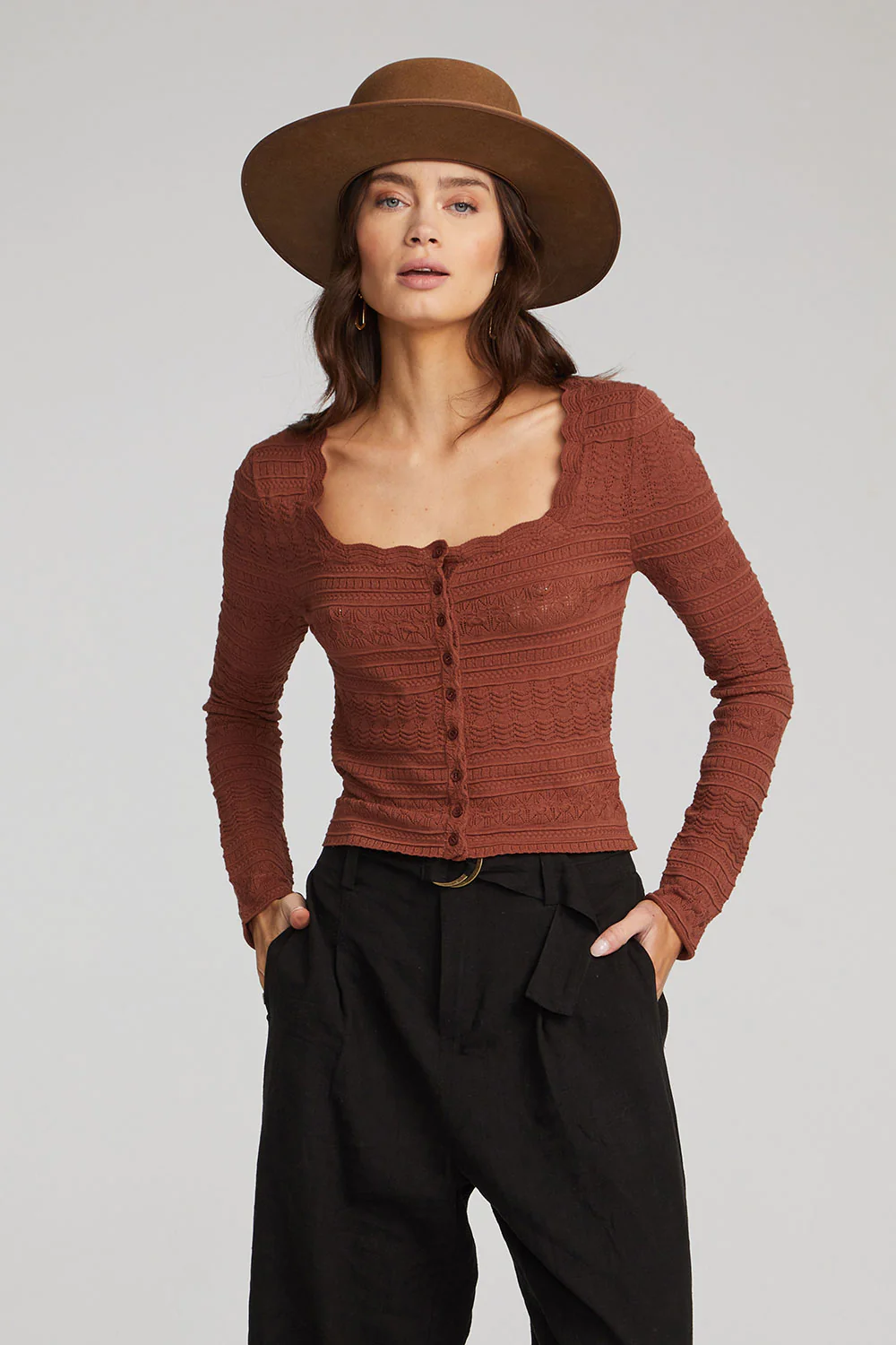 Saltwater Luxe - Wilfred Sweater ~ Pecan