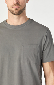 Mavi - Pocket T-Shirt Regular Fit ~ Elephant Skin