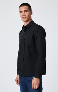 Mavi - Button-up Long sleeve shirt Slim fit ~ black