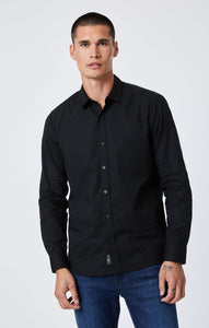 Mavi - Button-up Long sleeve shirt Slim fit ~ black