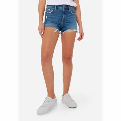 Mavi - Rosie High Rise Rise Ripped Denim Short