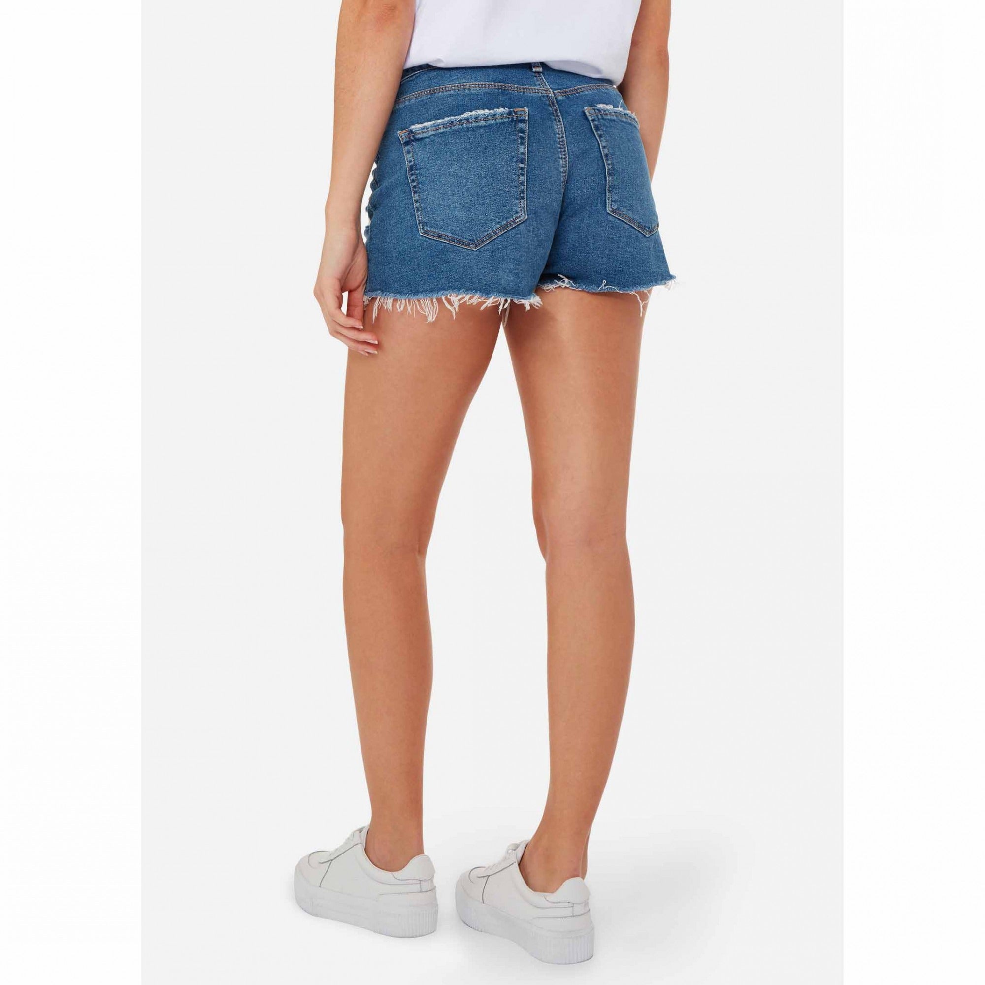 Mavi - Rosie High Rise Rise Ripped Denim Short