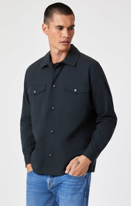 Mavi - Double pocket Overshirt Regular fit ~ pirate black