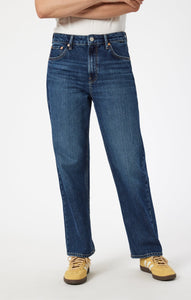 Mavi - Savannah straight leg jeans - high rise ~ mid classic blue