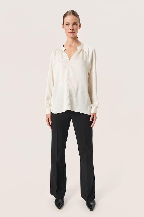 Soaked in Luxury - SLIoana Blouse LS  - Whisper White