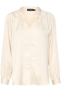 Soaked in Luxury - SLIoana Blouse LS  - Whisper White