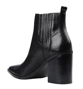 Steve Madden - Chandler Black Leather Boots