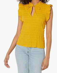 BB Dakota - Hearts a Flutter Top ~ Sunflower