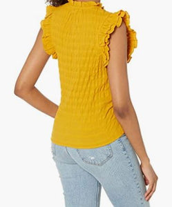 BB Dakota - Hearts a Flutter Top ~ Sunflower