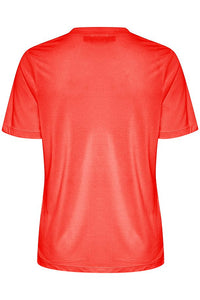 SOAKED IN LUXURY - Columbine Loose fit T-shirt l Grenadine