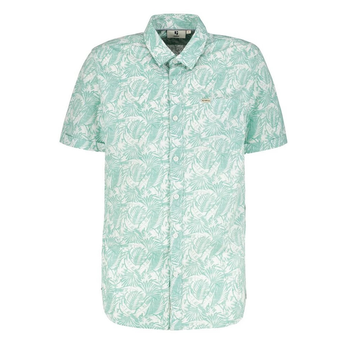 GARCIA - Short Sleeve l White with print